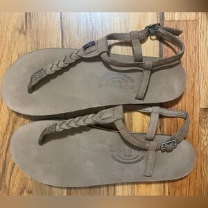 NWOT 🌈 Rainbow Sandals T Street style Size 7/8 Brand Never worn